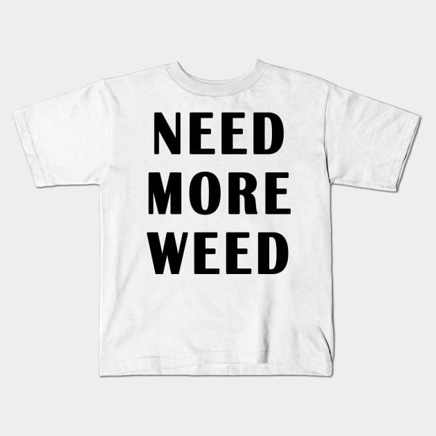 Need More Coffee Kids T-Shirt by hothippo